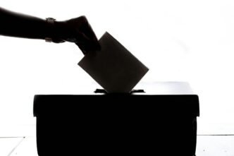 Glasač ubacuje listić u glasačku kutiju - kvote kladionica za parlamentarne izbore u Srbiji 2026